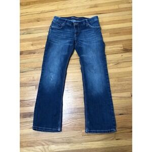 Wrangler Shiloh Ultimate Riding Straight Leg Jeans Women 9x30 Blue Denim Western